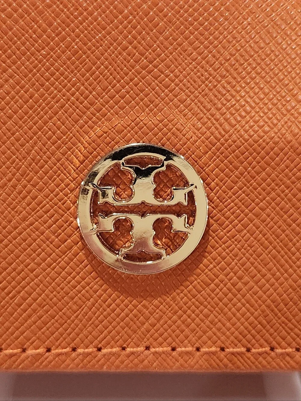 Tory Burch Orange Eye Glasses Case